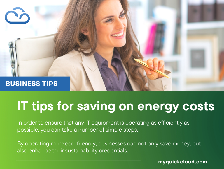 IT tips for saving on energy costs